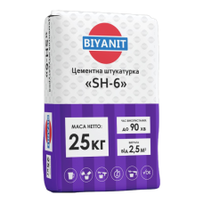 Цементная штукатурка Biyanit SH-6 (25 кг)