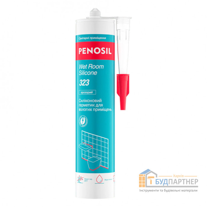 Герметик Penosil Wet Room Silicone 323 Transparent (280 мл) - цена, характеристики в интернет-магазине