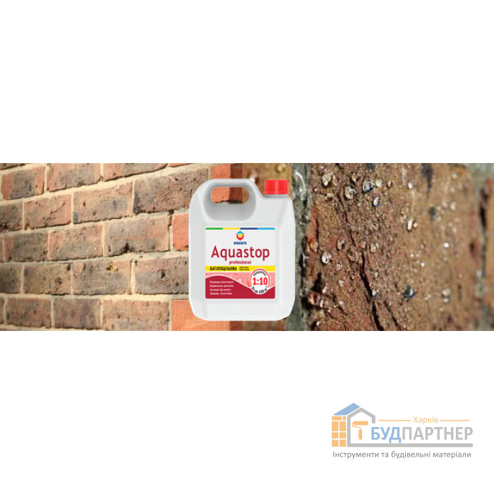 Грунтовка Eskaro Aquastop Professional концентрат модификатор строительных растворов 1:10 (10 л) - цена, характеристики в интернет-магазине