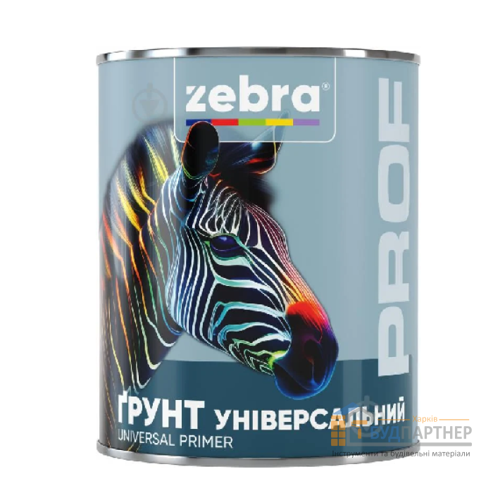 Грунт універсальний червоно-коричневий 087P Zebra PROF (2,5 кг) - ціна, характеристики в інтернет-магазині