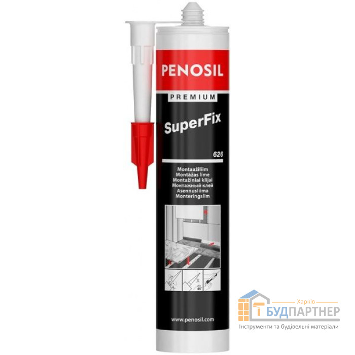 Клей монтажный Penоsil SuperFix белый (310 мл) - цена, характеристики в интернет-магазине