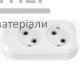 Колодка Titanium Standart 2 розетки без заземлення (біла) - ціна, характеристики в інтернет-магазині