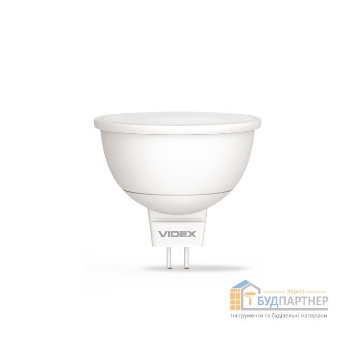 Лампа LED Videx 8W GU5.3 4100K - ціна, характеристики в інтернет-магазині