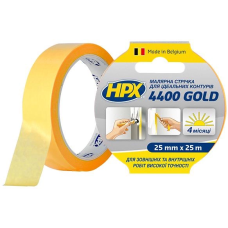 Стрічка малярська HPX4400 100C 25мм*25м (помаранчева)