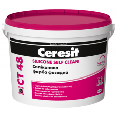 Силиконовая краска фасадная Ceresit CT 48 (10л)