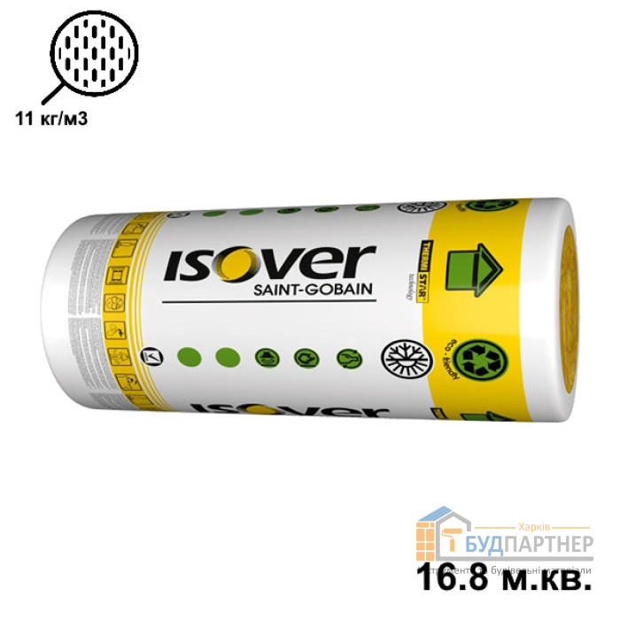 Утеплитель Isover Eko 50 мм (16,8 м2) - цена, характеристики в интернет-магазине